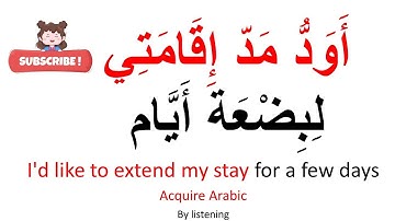 Learn Arabic in 14 Minutes  -  All basics every  beginner needs.