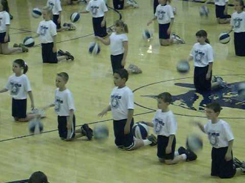 Caleb's basketball skills - Marlow Little Dribblers