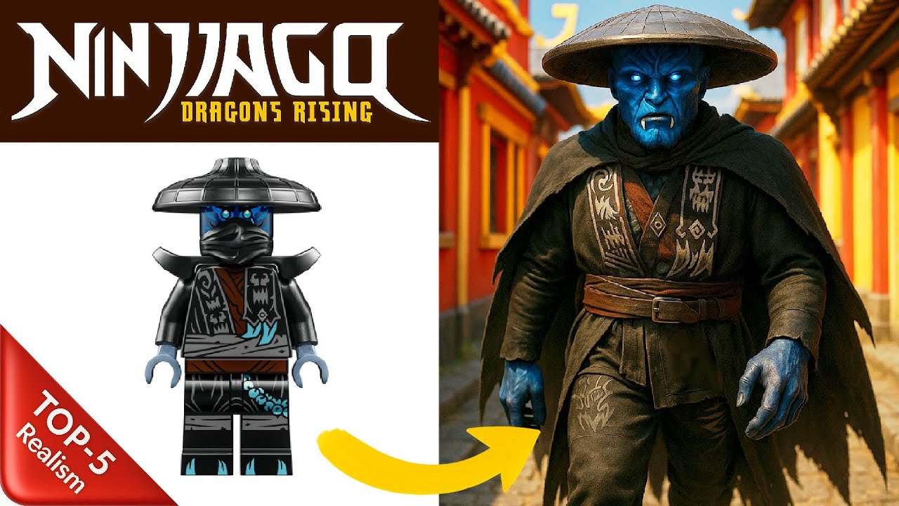 What if LEGO Ninjago Characters from "Rebooted" were Real | parts 1-5