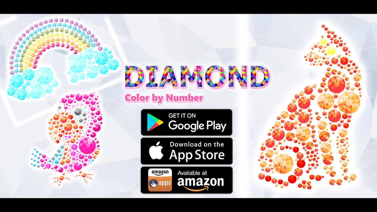 Dimond art color By Numbers - YouTube