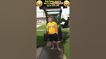 Ice Bucket Challenge Fail Tractor Hits Head #fail #comedy