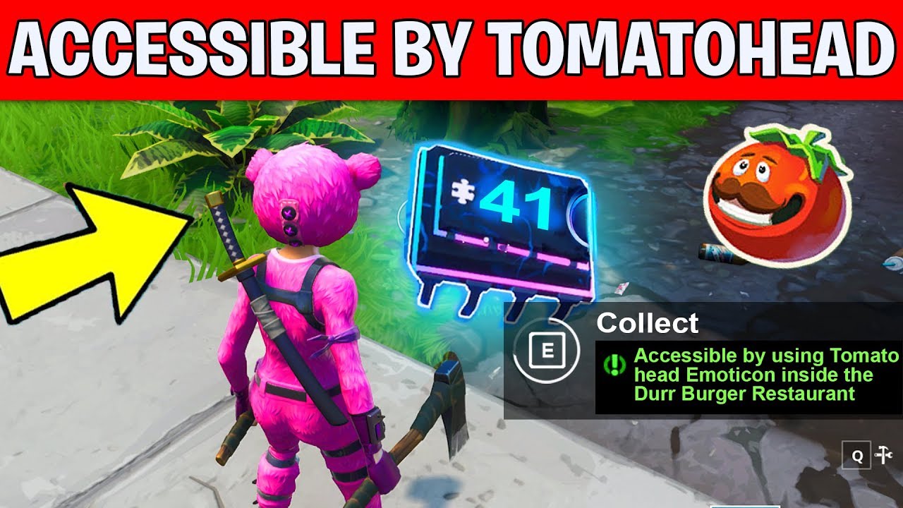 Accessible By Using Tomatohead Emoticon Inside The Durrr Burger Restaurant Fortbyte 41 Location Youtube