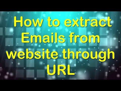 How to Extract Emails from Websites and web Pages? email extractor