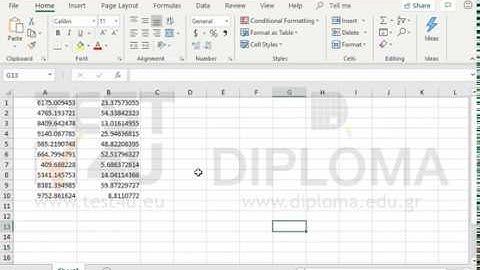 Format the cells A1:B10 so that numbers are displayed with a thousand separator, with 2 decimal...