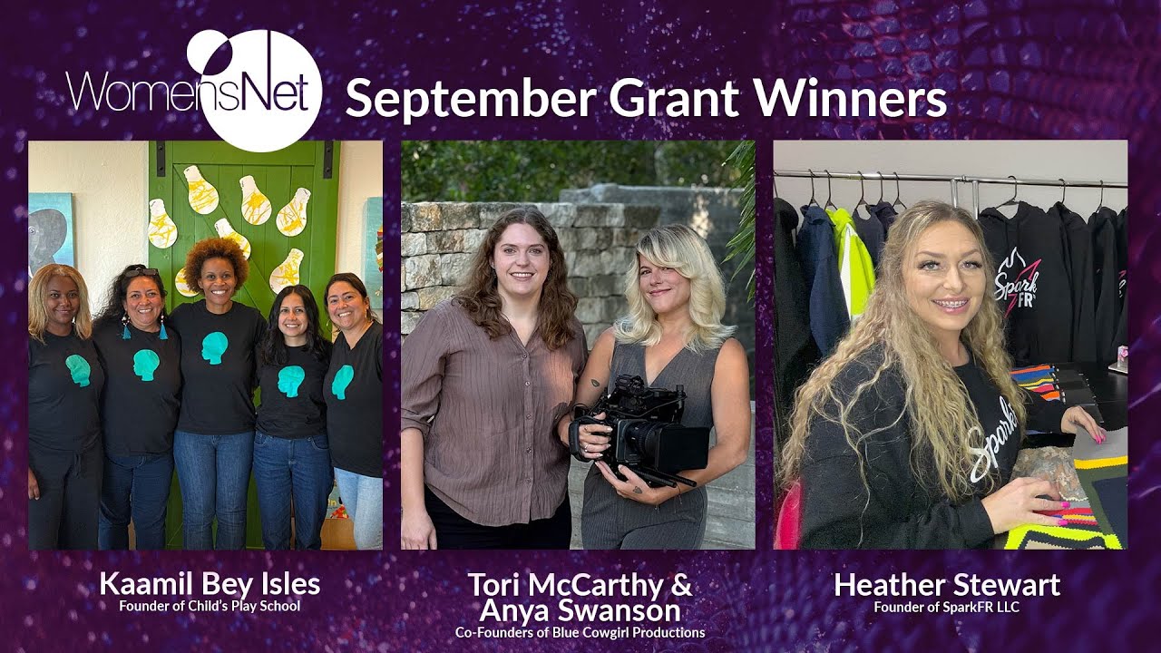 Amber Grant, Education & Child Care, and Startup $10K Grant Winners for September 2025