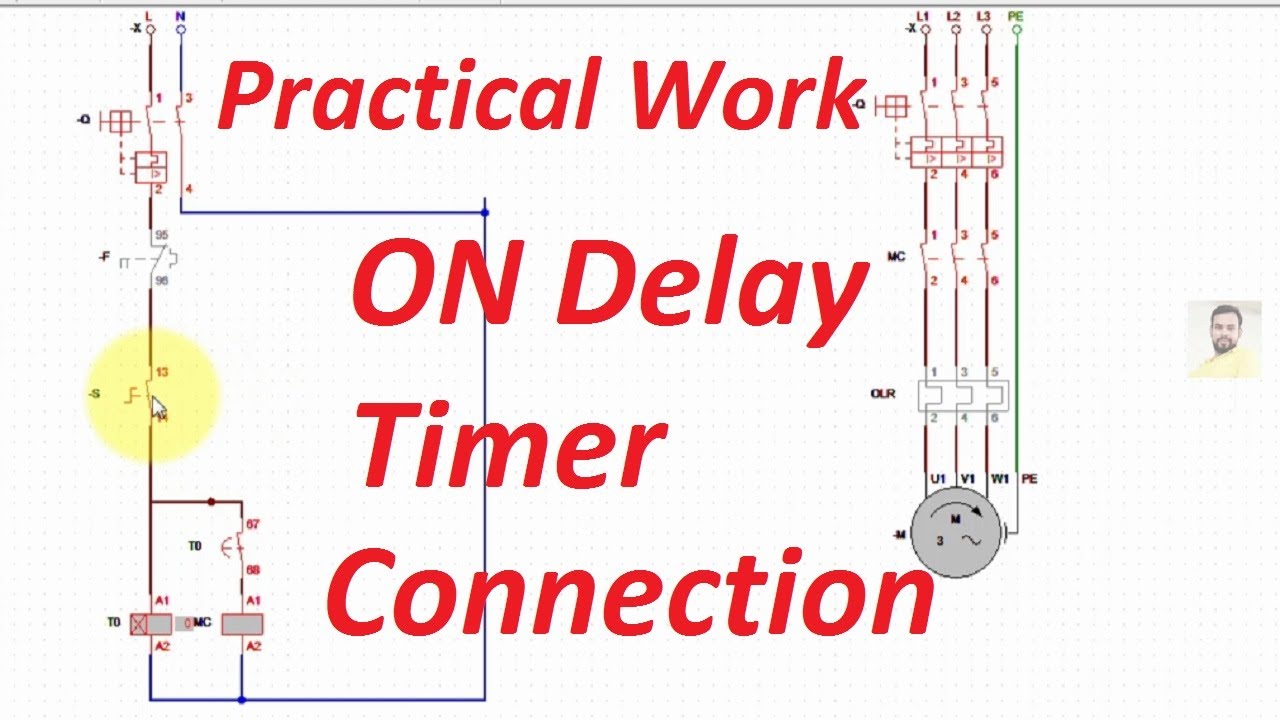 ON Delay Timer working System and Connection Bangla | ON Delay Timer ...