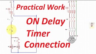 ON Delay Timer working System and Connection Bangla | ON Delay Timer Circuit Diagram | #ONDelayTimer