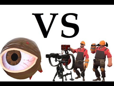 ★ TF2: Fun with console: Battle: Engineers vs Eyeball bosses (Monoculus) ►Team Fortress 2◄