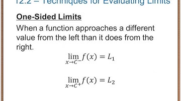 12.2 Techniques for Eval Limits