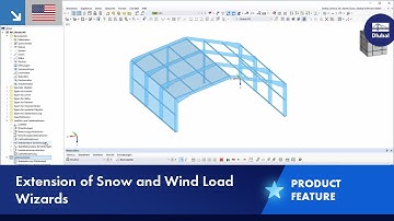 Extension of Snow and Wind Load Wizards in RFEM 6 / RSTAB 9