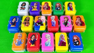 Looking For Disney Princesses With Mini Suitcases: Elsa Slime, Anna .... Satisfying ASMR Video