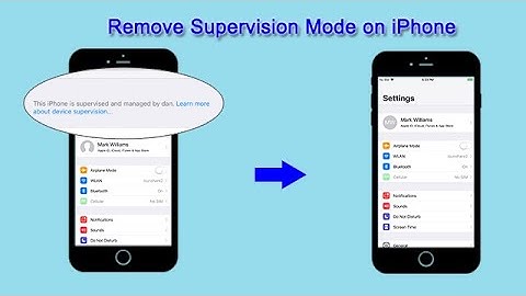 How to Remove the Supervision Mode on iPhone or iPad