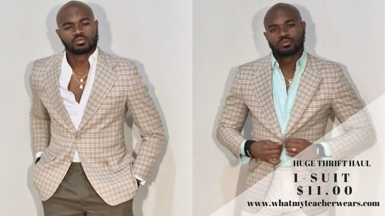 $2.00 BROOKS BROTHER Suit | Fashion | Goodwill Haul | Lookbook | Mens ...