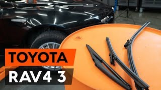 Odstraniti Metlice brisalcev TOYOTA - video vodič