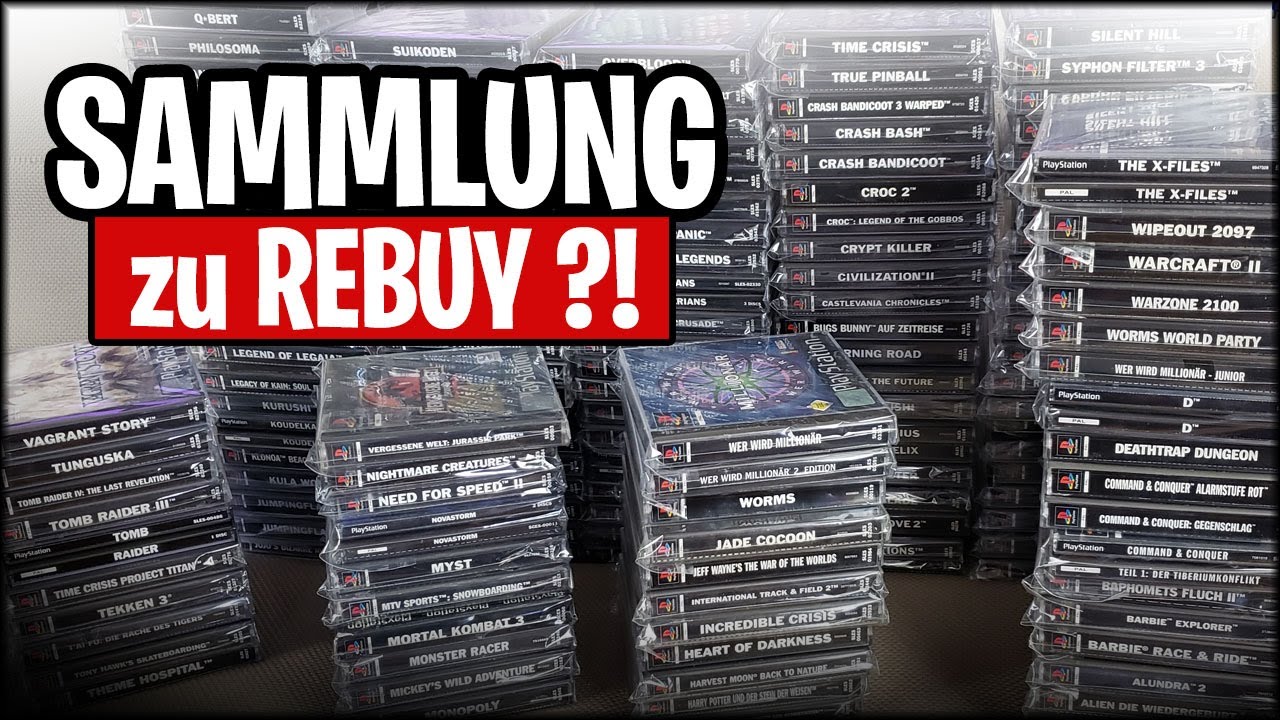 Videospiel Sammlung bei rebuy verkaufen ?!