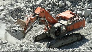 «ПРЯМАЯ ЛОПАТА» Экскаватор Hitachi ZX800 и БЕЛАЗ-7540