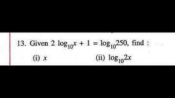 EX 8B q13 LOG Class 9 Chapter 8 Logarithms Selina Concise Mathematics Solutions icse rules law