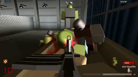 (Roblox) MMC Zombies Project - Killhouse Solo Gameplay