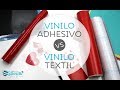 Vinilo adhesivo vs. vinilo textil