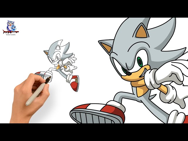 sonic the hedgehog and hyper sonic (sonic) drawn by spacecolonie