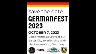 Thank you Sponsors! Germanfest 2022