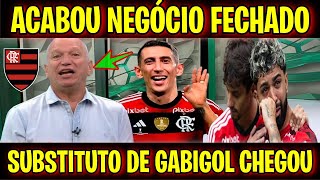 URGENTE! NEGÓCIO FECHADO NO MENGÃO! FLAMENGO JÁ TEM SUBSTITUTO DE GABIGOL PARA TITE