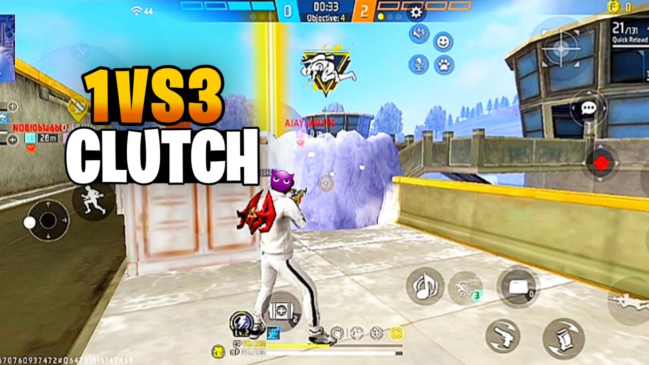 1 VS 3 SMOOTH CLUTCH 🔥| How To Clutch 1 VS 3 In Seconds | FREEFIRE -MAX ...