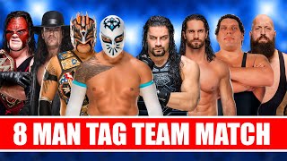 Lucha Dragons & Kane & The Undertaker vs. Big Show & Roman Reigns & Rollins & Andre The Giant