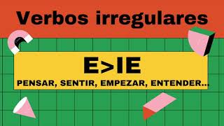 SPANISH - IRREGULAR VERBS in PRESENT tense 🌠 E --- IE 🎇  QUERER 🎇 RULES & EXAMPLES