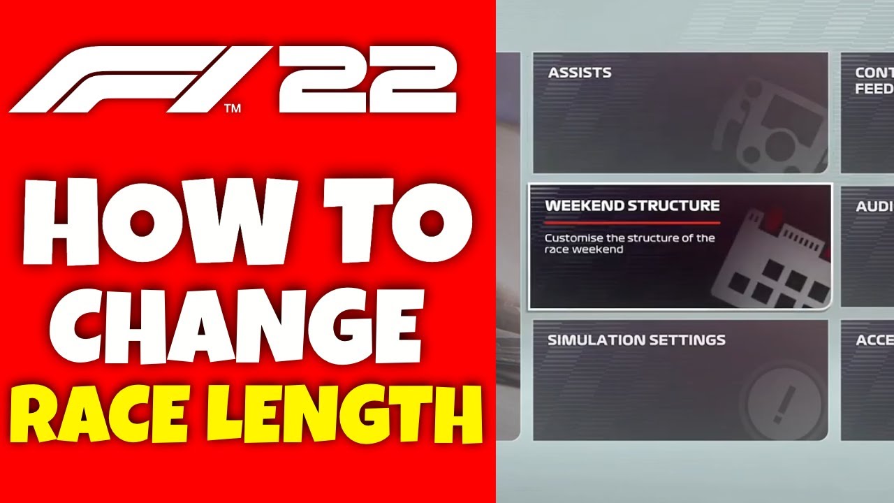 F1 22 How to Change Race Length 