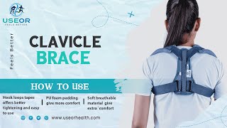 How to wear | Useor Clavicle Brace  | P. Code –H04 screenshot 3