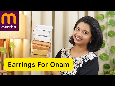 Earrings For Onam From Meesho 🌸Golden 🌸Antique 🌸