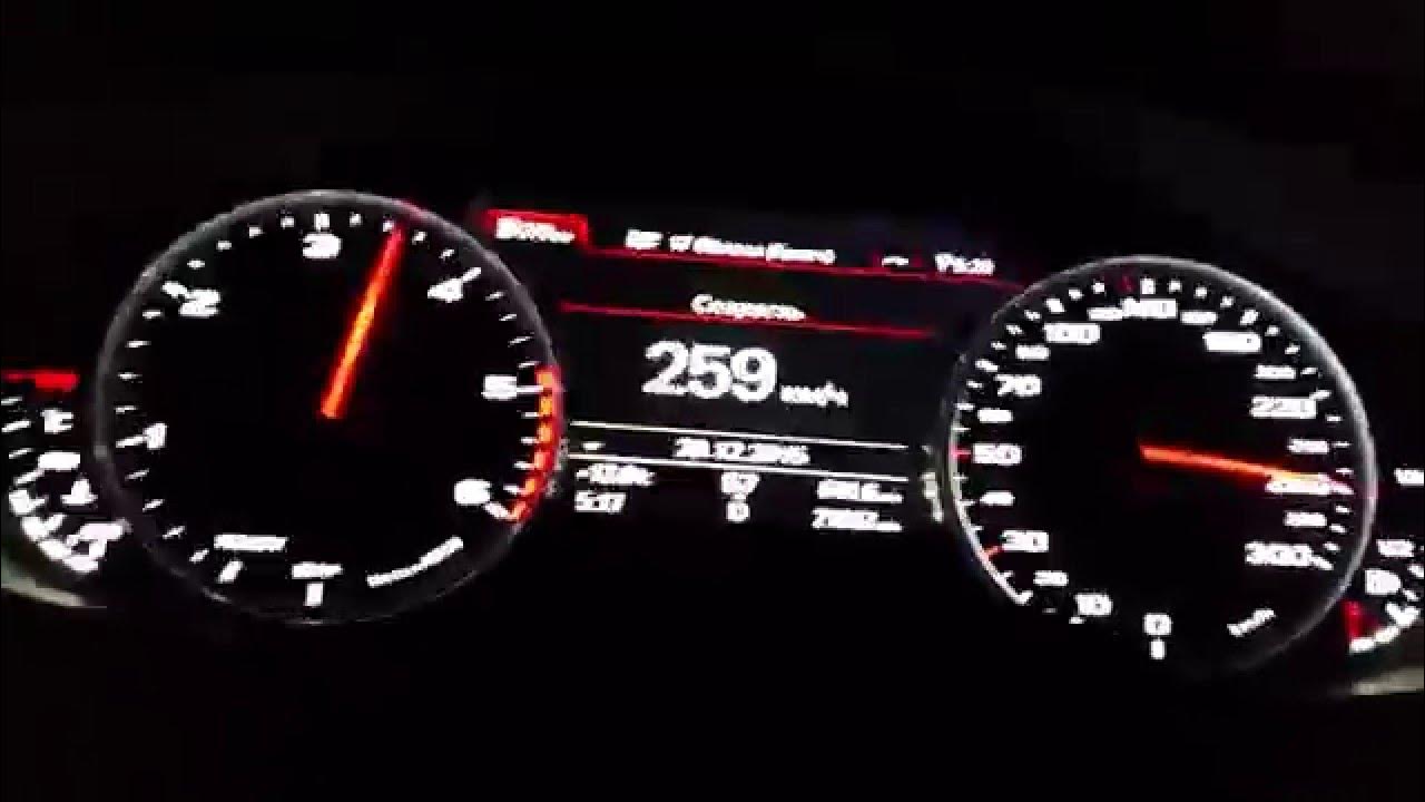 Audi A6 3.0 TDI Quattro 218 PS 0259 km/h (VMax) YouTube