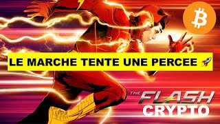 🚨20H FLASH CRYPTO⚡️LE MARCHE CRYPTO TENTE UNE PERCEE  NORD 🚀 ANALYSE LIVE 🔥 4 CRYPTO DANS LE VENT 💨