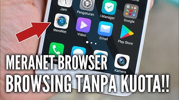 MERANET BROWSING GRATIS TANPA KUOTA!!