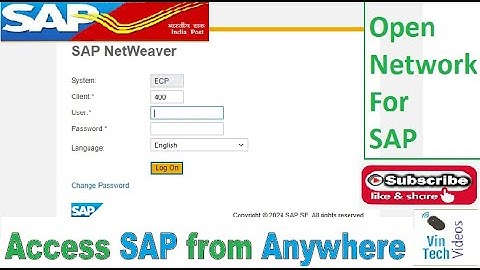 SAP open network || SAP private network || Access SAP from Anywhere || Vin Tech Videos