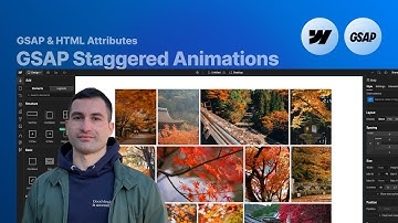 GSAP Staggered Animation in Webflow (No Code Tutorial, Attributes-Only Solution)