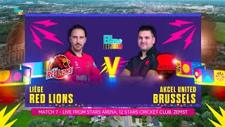Match 7 Highlights  EUT20 2026 ll Liege Red Lions vs Akcel United Brussels Highlights 2026 l cricket