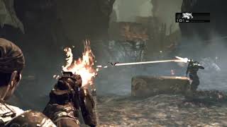 Gears of war 2 insane difficulty playthrough-Part 6- inside the worm