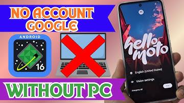 ALL Motorola Frp bypass Account Google Remove ANDROID 16 - 15 - 14 WITHOUT PC