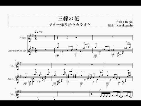 三線の花 BIGIN ギター弾き語りカラオケシリーズ