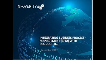Infoverity Webinar: Integrating BPM with Informatica Product 360