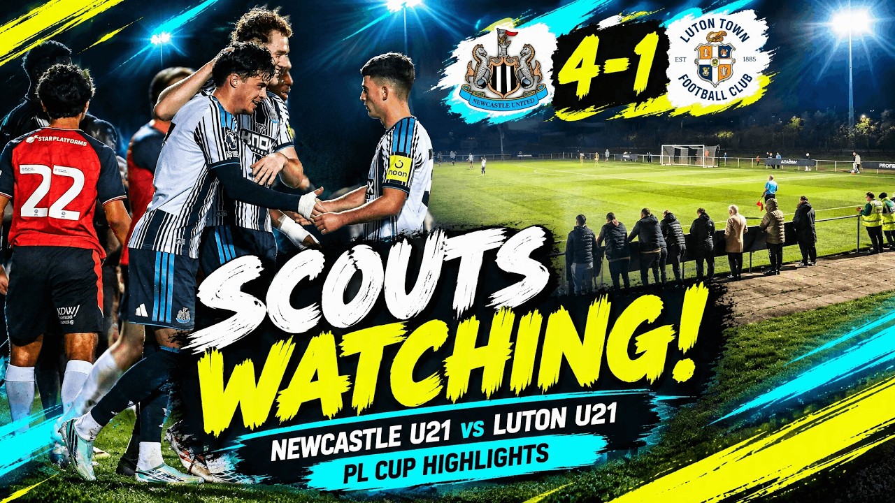 Newcastle u21 4-1 Luton U21