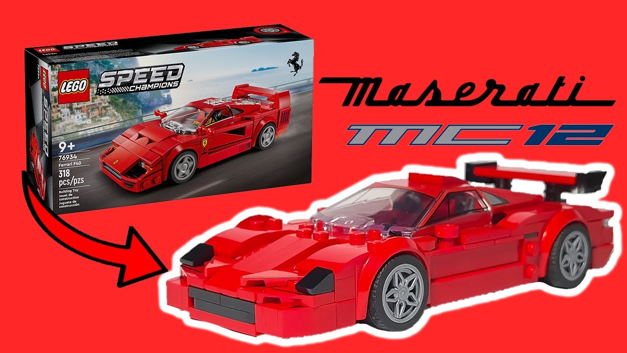 76934 Maserati MC12 Corsa - Lego Speed Champions Alternative MOC