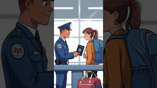 A Real-Life Passport Control Dialogue | English for Travelers#englishforbeginners #english