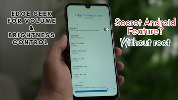 ⚡ Edge Seek: Control Volume & Brightness with Edge Gestures! 📱