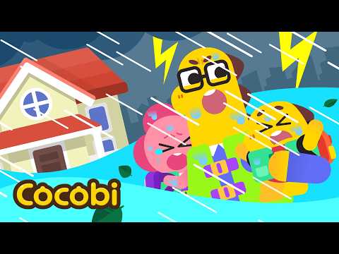 Help! Our House Flooded!😱🌊 | Kids Songs | Cocobi