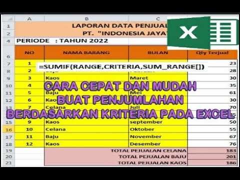 rumus excel untuk menjumlahkan data berdasarkan kriteria : mudah-dan-cepat-menjumlahkan-penjualan-dengan-kriteria-sumif-|-ms.-excel-part15-|-ruang-berbagi-ilmu