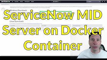MID Server on a Docker Container