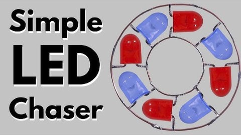 How to make LED Chaser | Flip-Flop LED Flasher Circuit